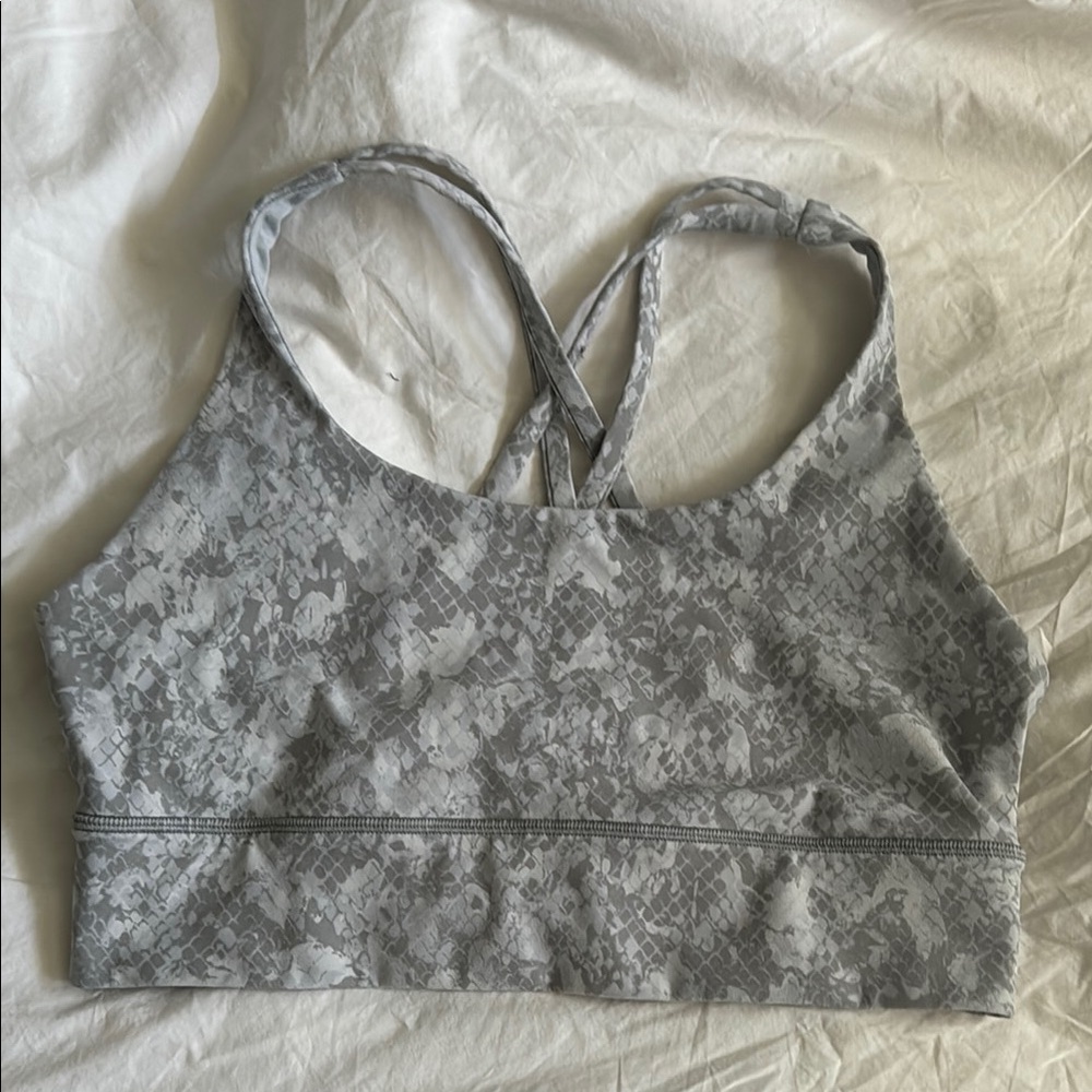 Lululemon energy longline Patterned Women's Sports Bra